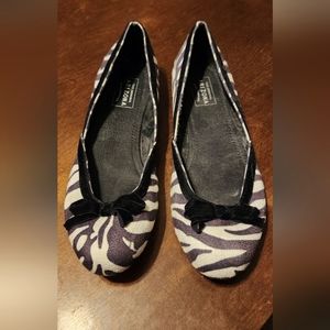 Women's Arizona Zebra Print Flats